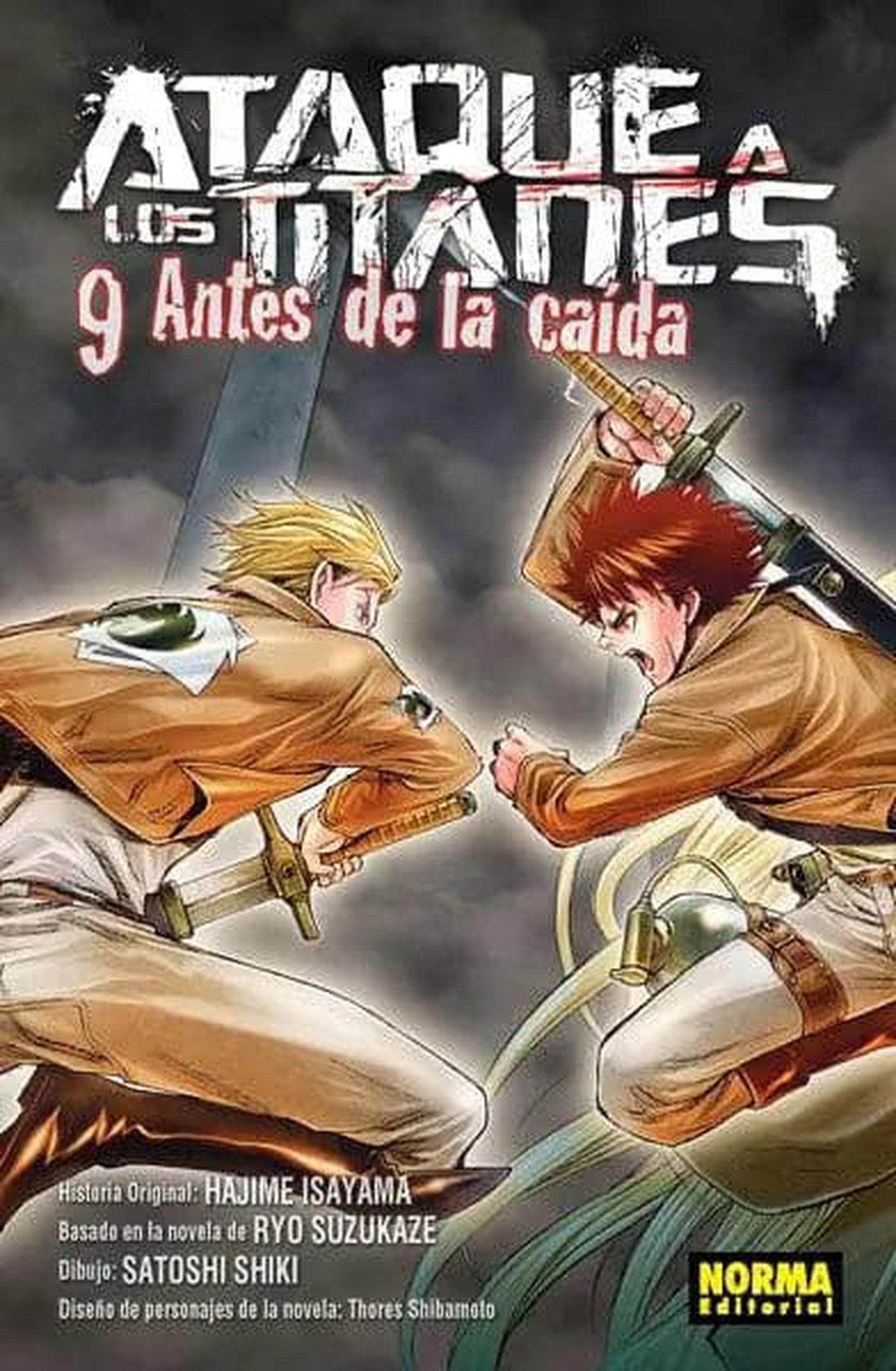 Ataque A Los Titanes: Antes de la Caída 9 Norma Editorial ENcuadrocomics