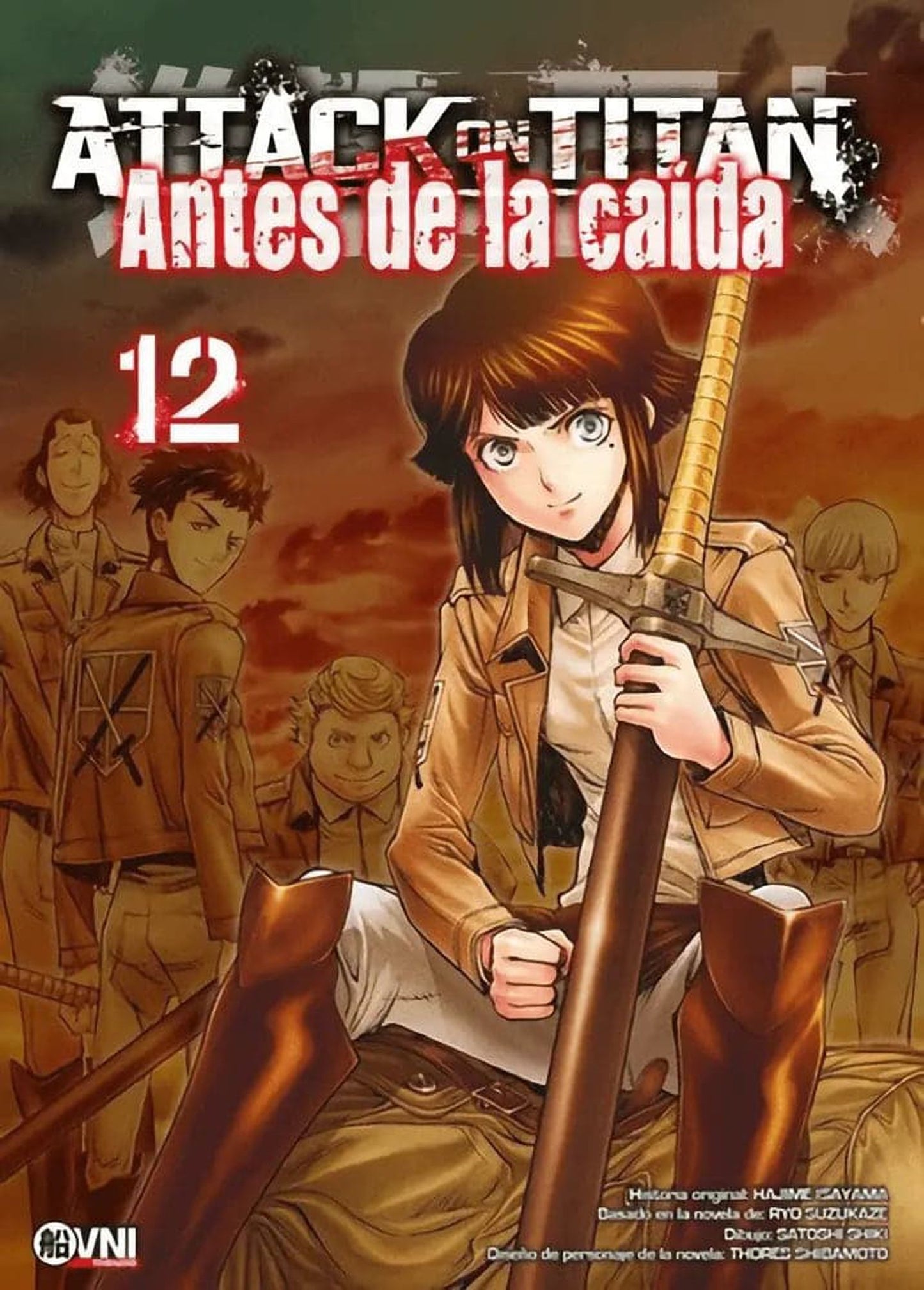 Attack On Titan: Antes de la Caída Vol. 12 OVNI Press ENcuadrocomics