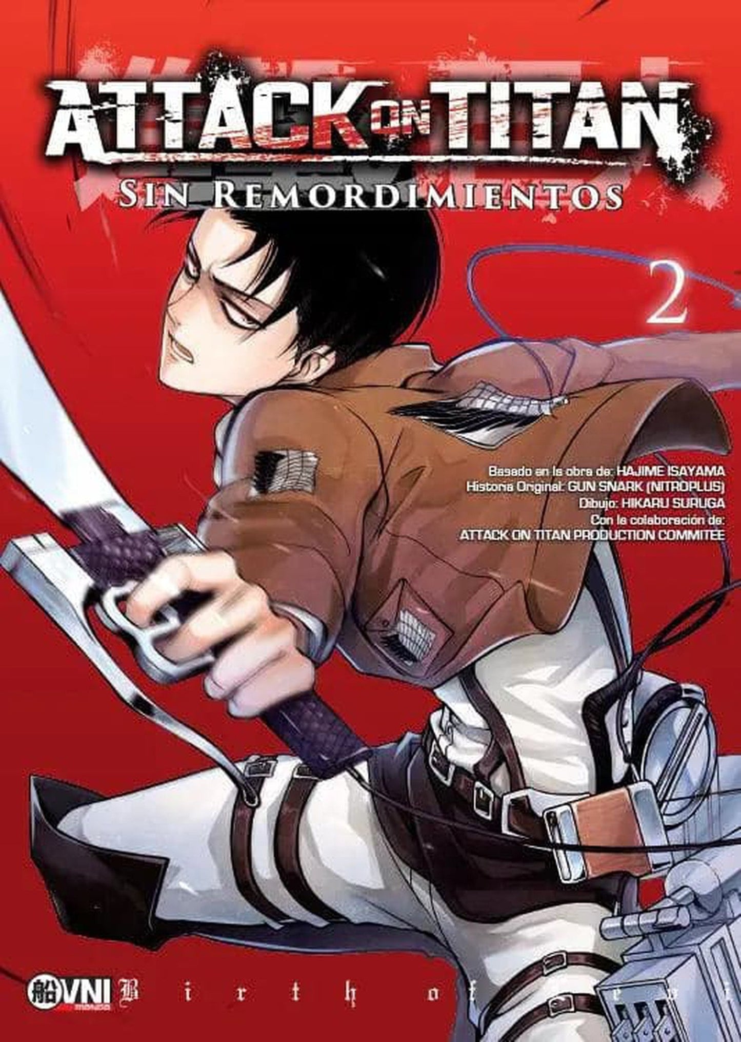 Attack On Titan Sin Remordimientos Vol. 2 OVNI Press ENcuadrocomics