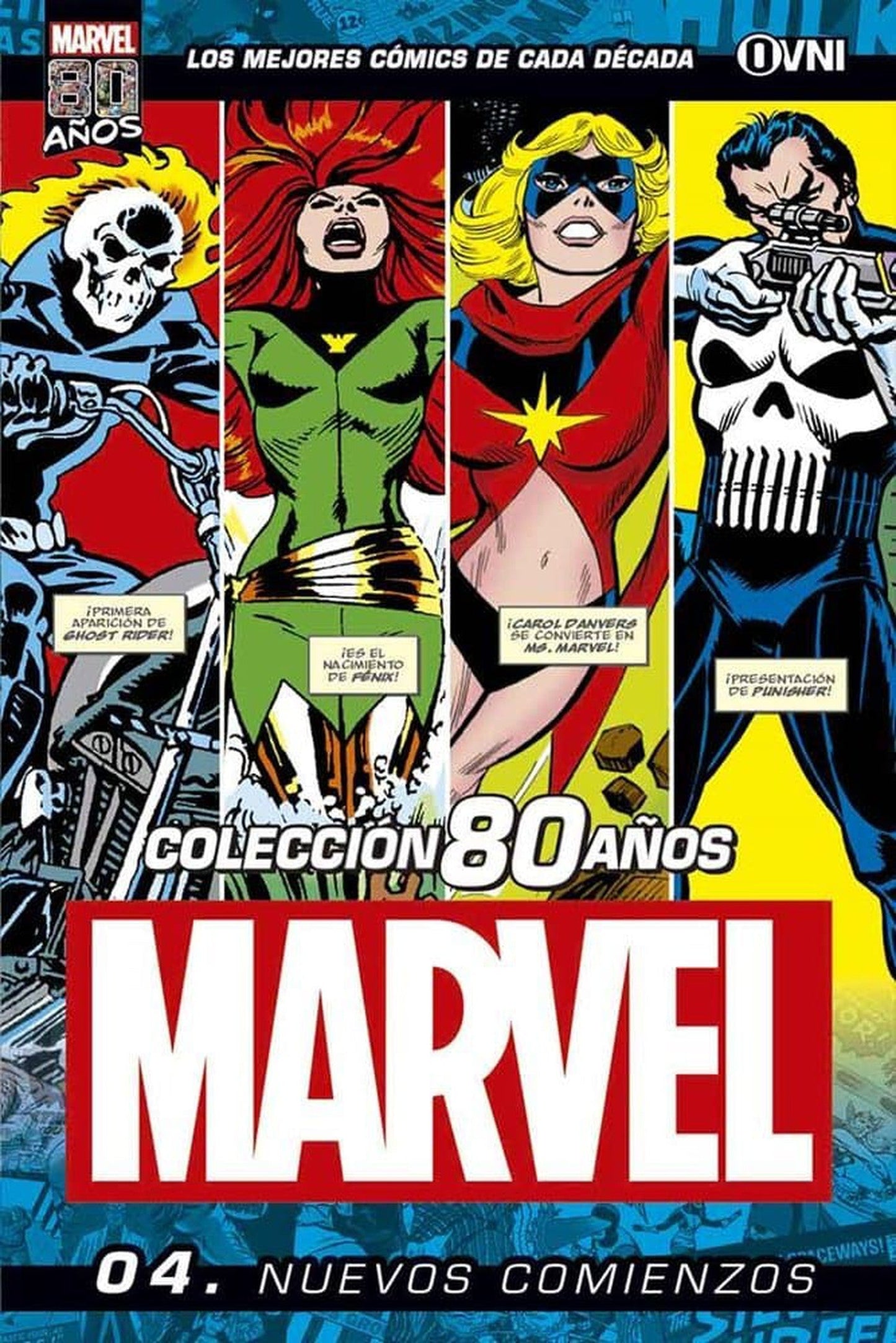 Colección Marvel 80 Años Starter Pack (Tomos 1 al 4) OVNI Press ENcuadrocomics