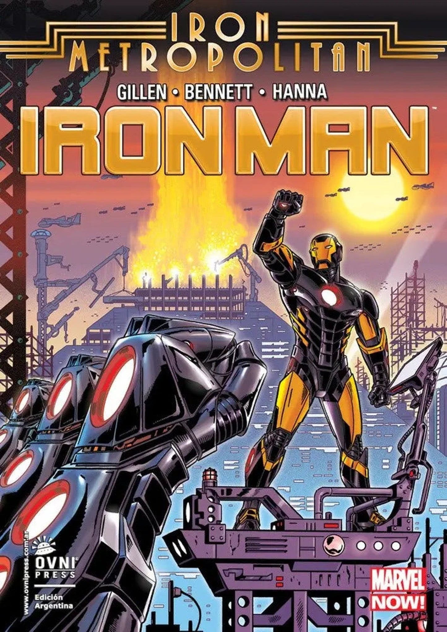 Iron Man: Iron Metropolitan OVNI Press ENcuadrocomics