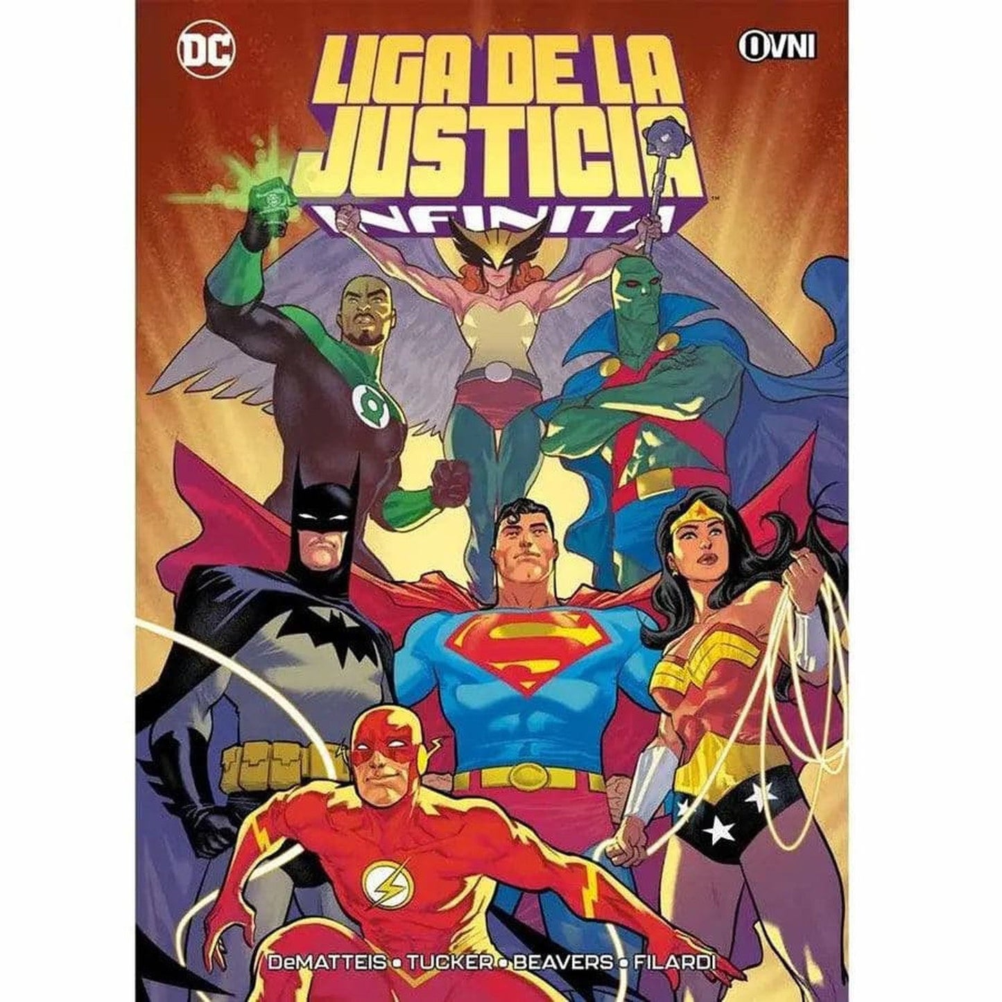 LIGA DE LA JUSTICIA INFINITA OVNI Press ENcuadrocomics