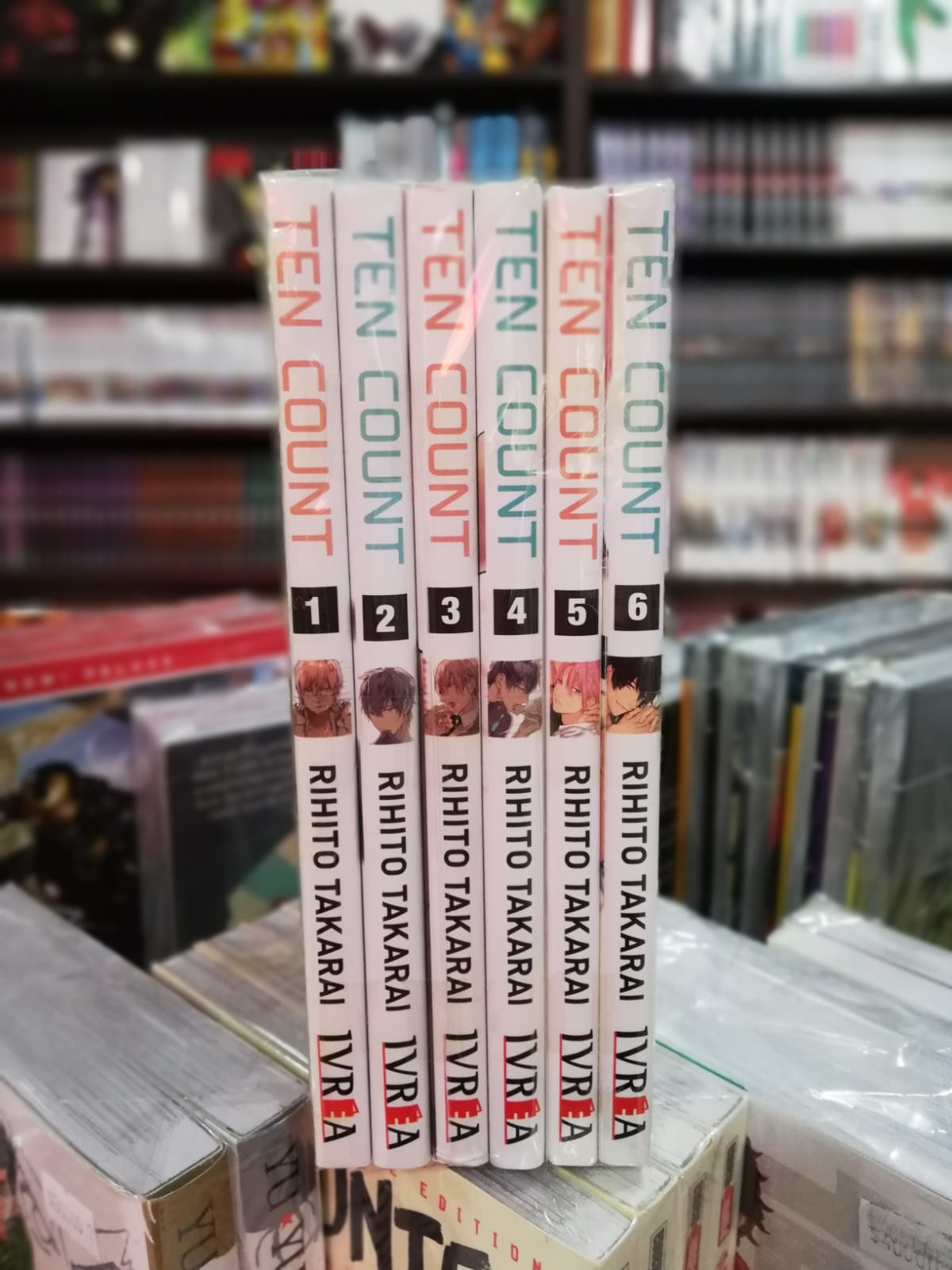 Packs Ten Count 1, 2, 3, 4, 5 y 6 Ivrea Argentina ENcuadrocomics