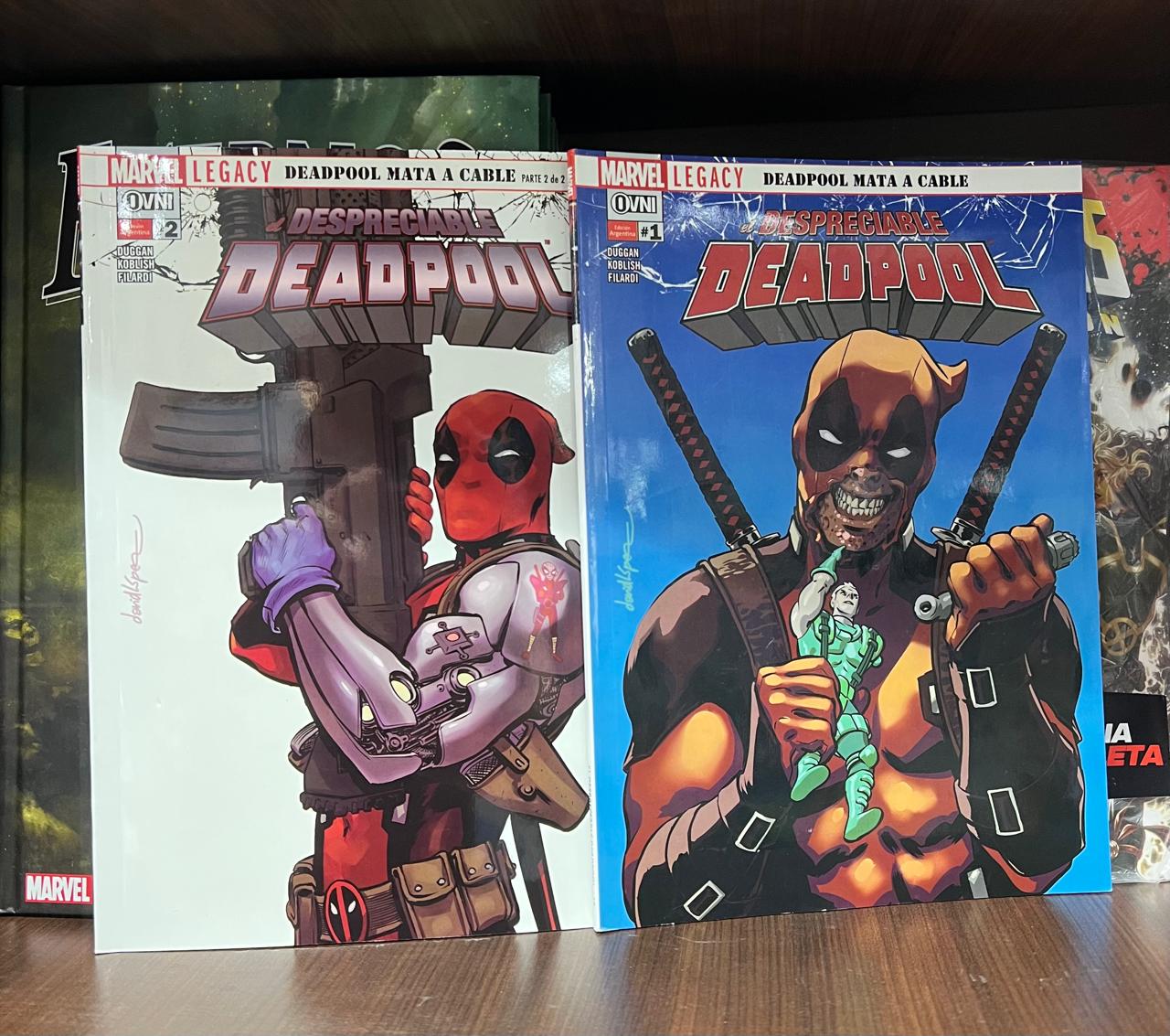 El despreciable Deadpool 1 y 2 Deadpool mata a Cable (Historia completa) OVNI Press ENcuadrocomics