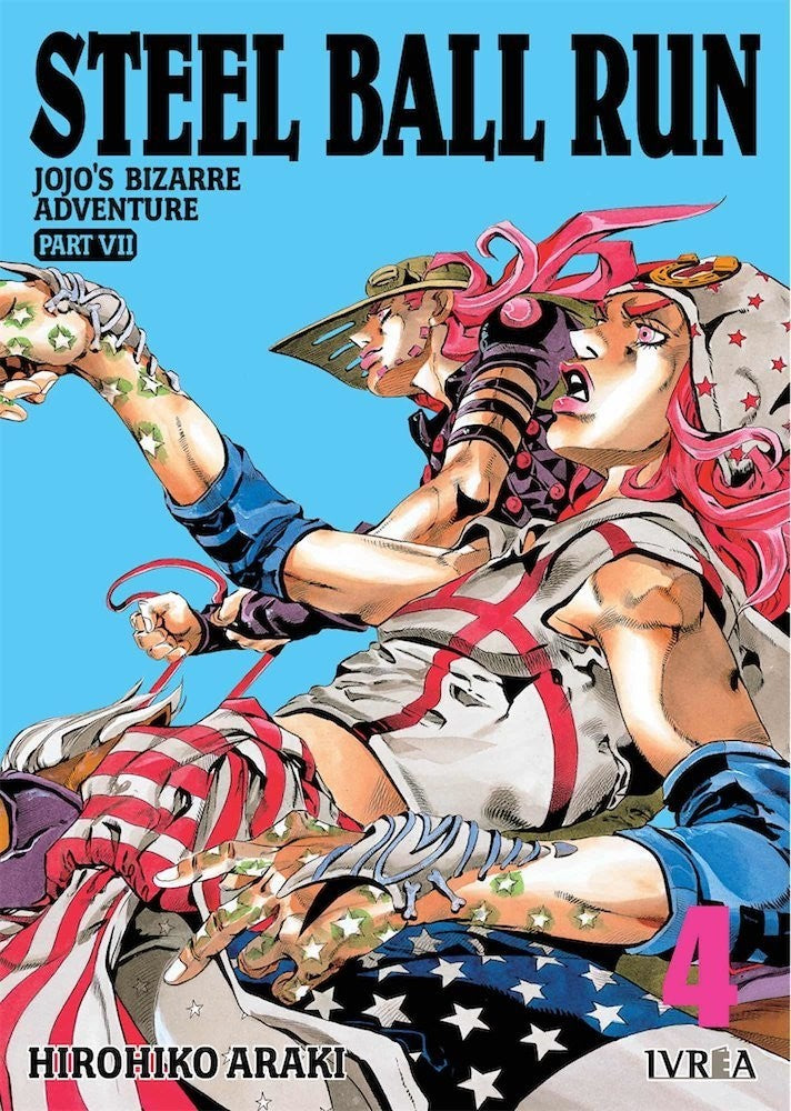 JOJO'S BIZARRE ADVENTURE. PARTE 7. STEEL BALL RUN 04 Ivrea Argentina ENcuadrocomics