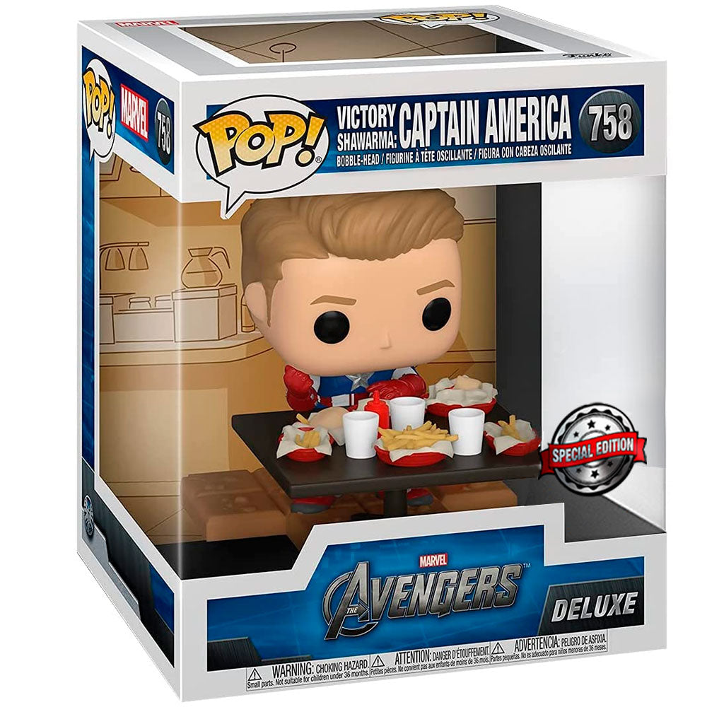 POP Deluxe: Marvel- Cap America Shawarma Funko ENcuadrocomics