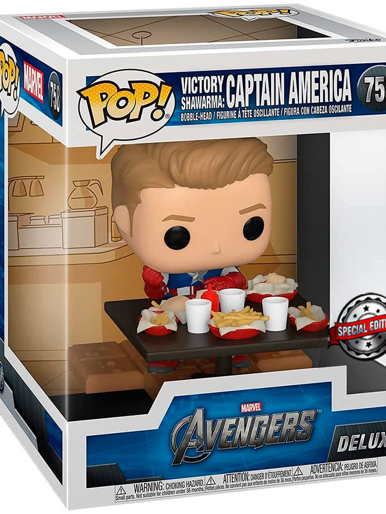 POP Deluxe: Marvel- Cap America Shawarma Funko ENcuadrocomics