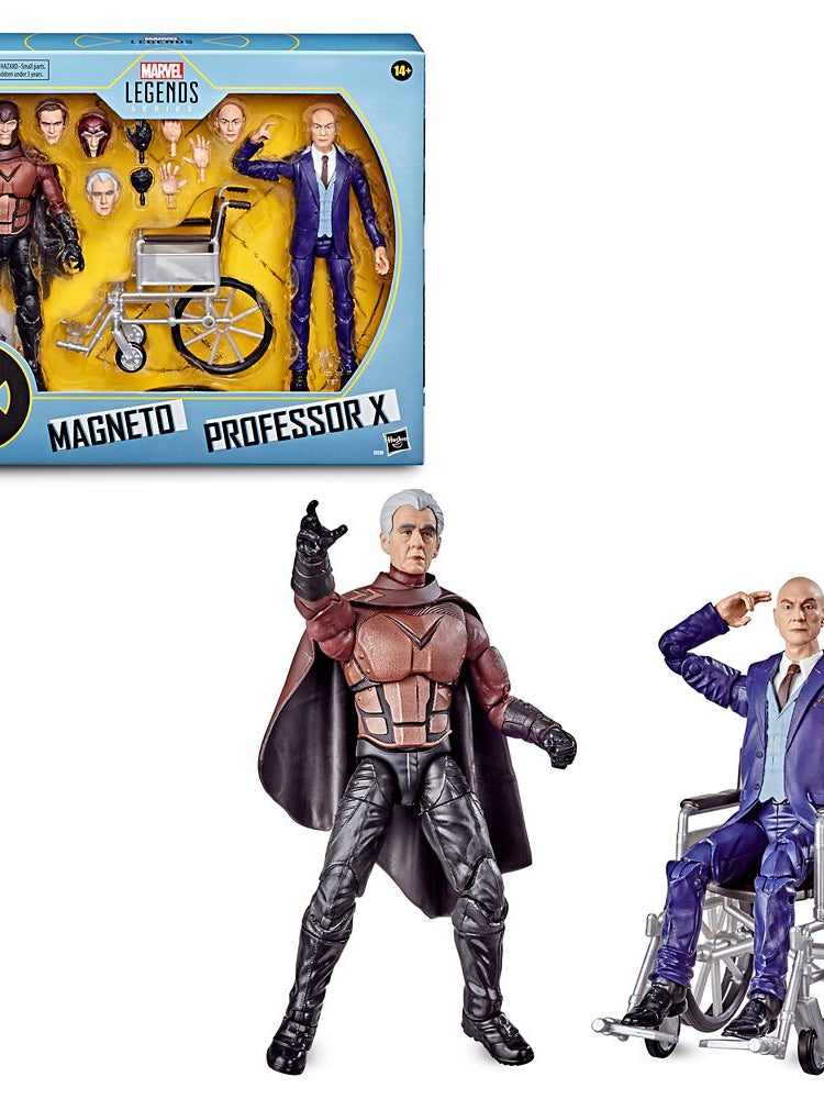Hasbro Marvel Legends - Figuras Magneto y Professor X Hasbro ENcuadrocomics