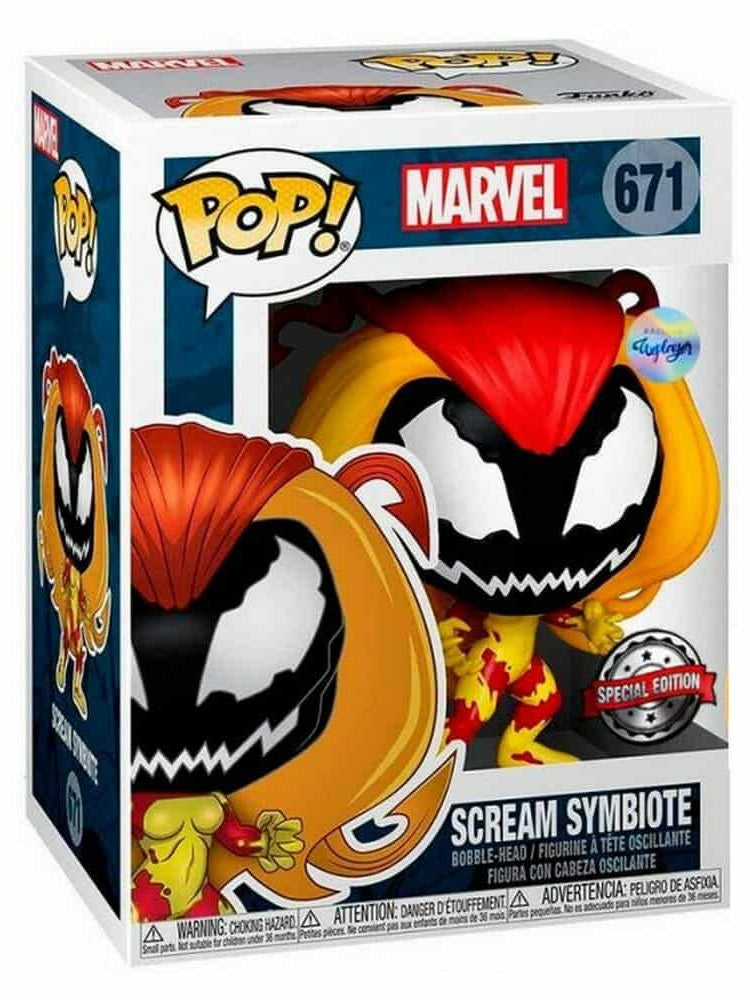 Funko Pop! Figura de vinilo Marvel: Scream Symbiote #671 Funko ENcuadrocomics