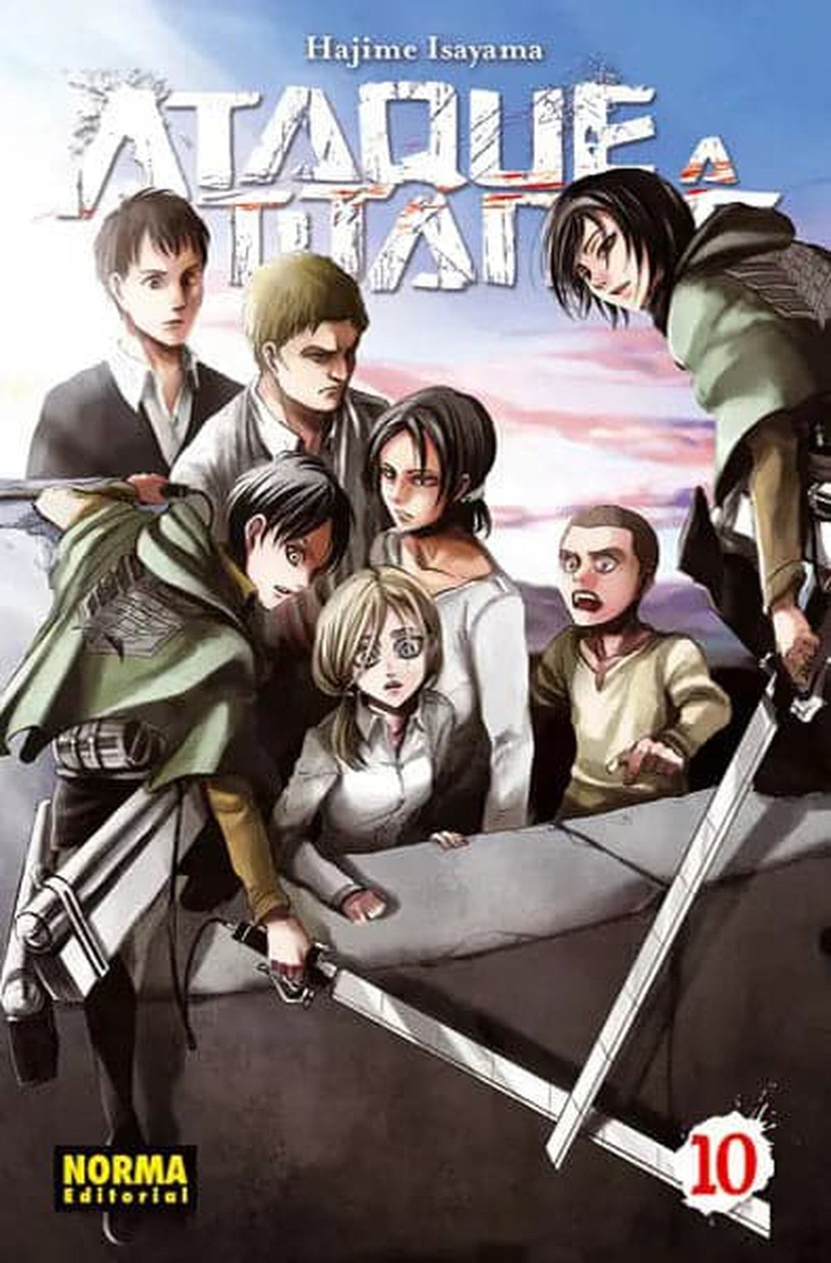 Ataque a los Titanes 10 - Hajime Isayama