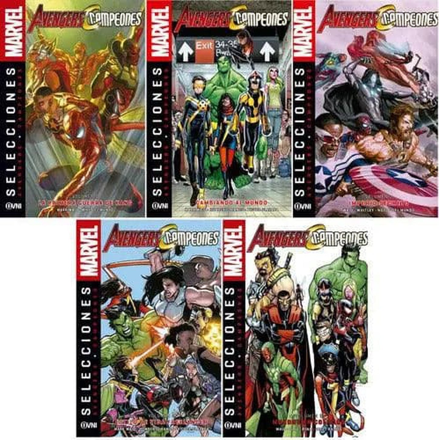 Avengers + Campeones Vol. 1-5 (Pack Completo)