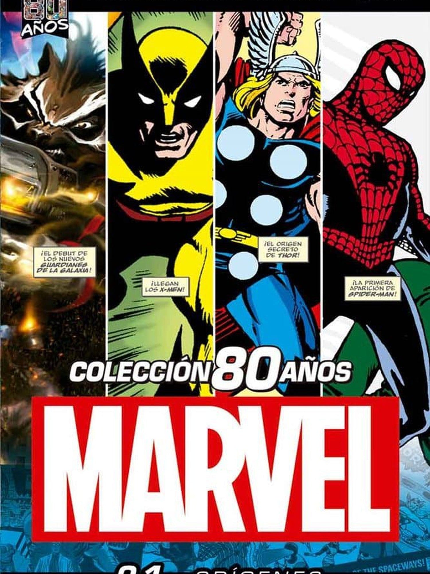 Colección Marvel 80 Años Starter Pack (Tomos 1 al 4) OVNI Press ENcuadrocomics