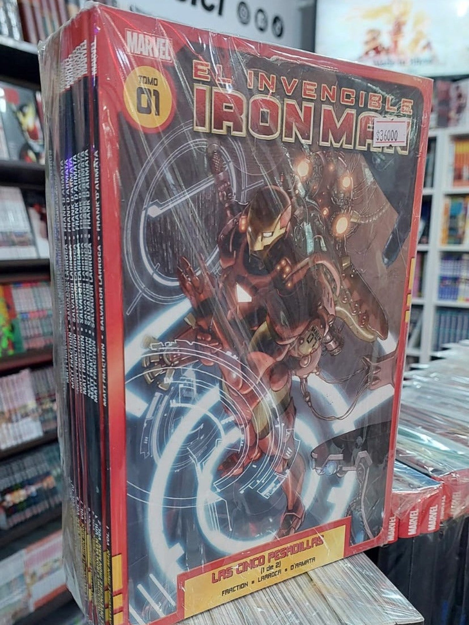 Invencible Iron Man de Matt Fraction Historia Completa (Tomos 1 al 12) Clarín ENcuadrocomics