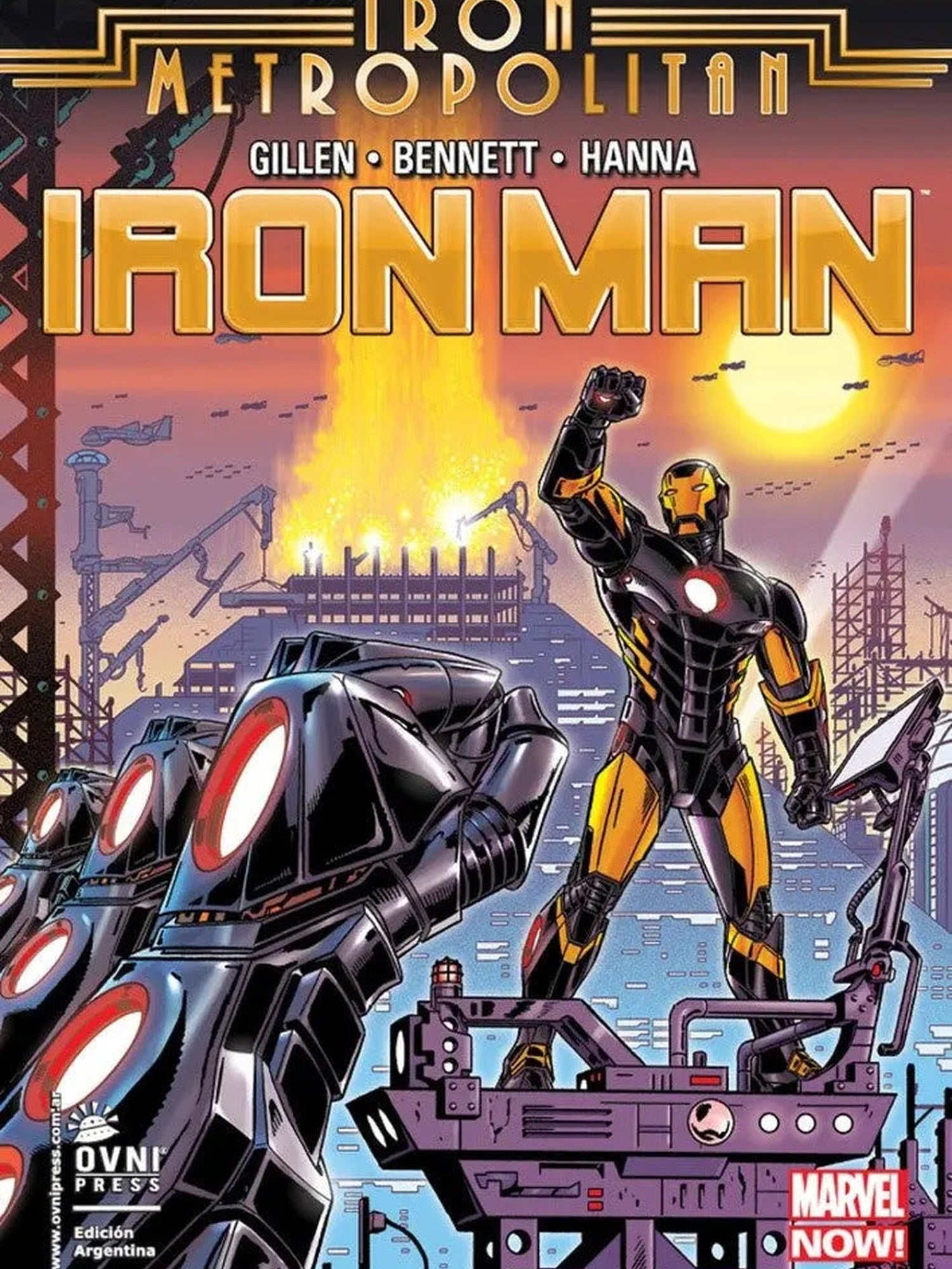 Iron Man: Iron Metropolitan OVNI Press ENcuadrocomics