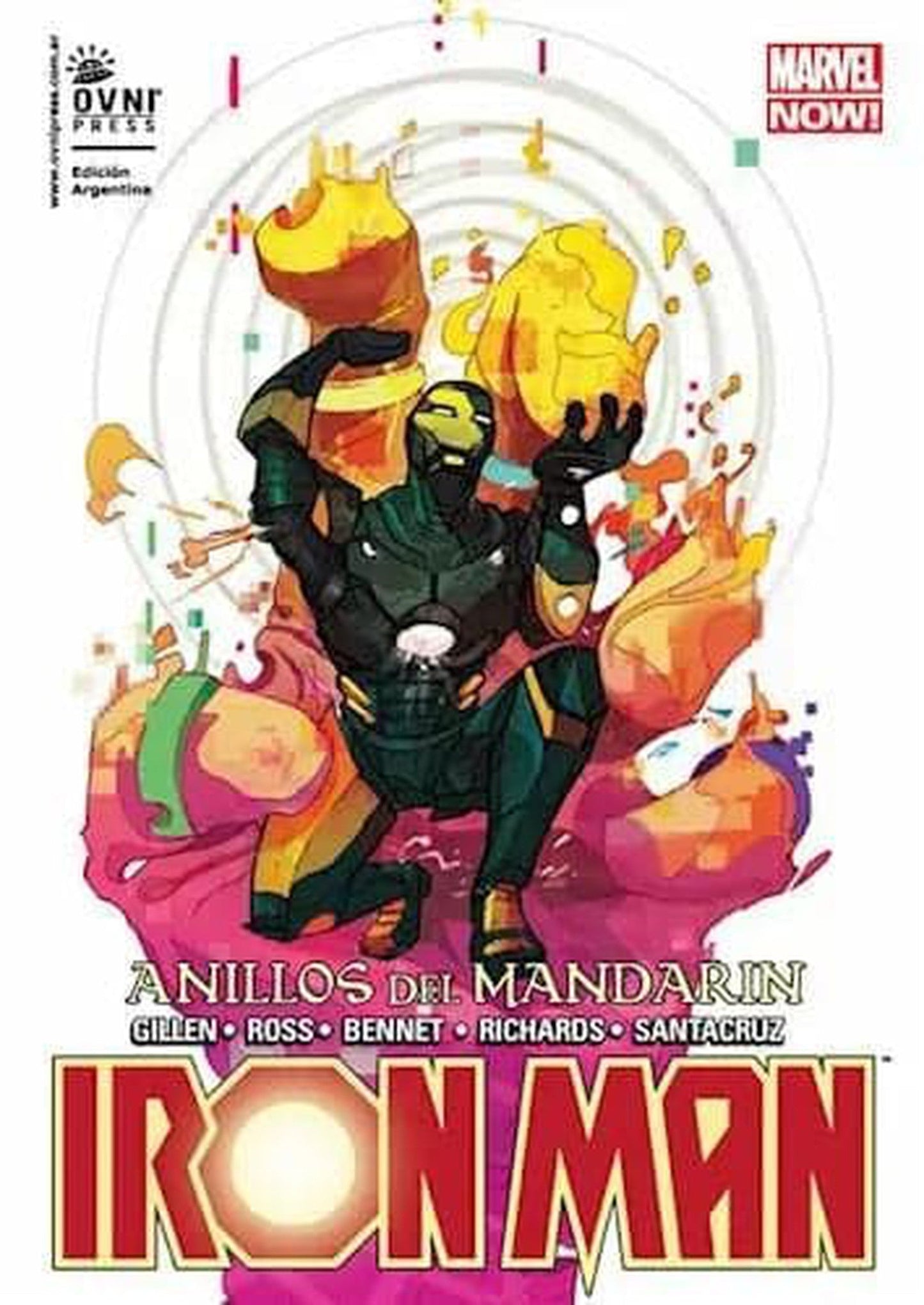 Iron Man: Los Anillos del Mandarin OVNI Press ENcuadrocomics