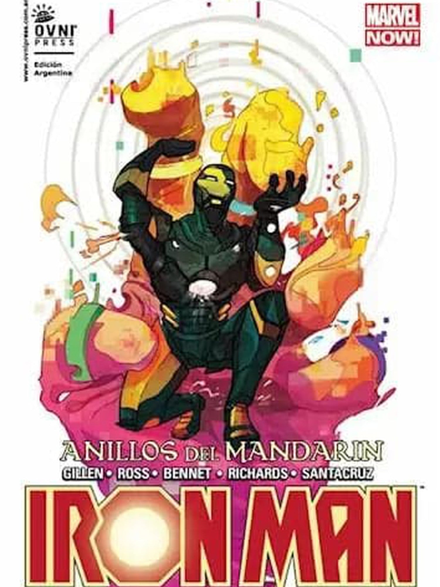 Iron Man: Los Anillos del Mandarin OVNI Press ENcuadrocomics