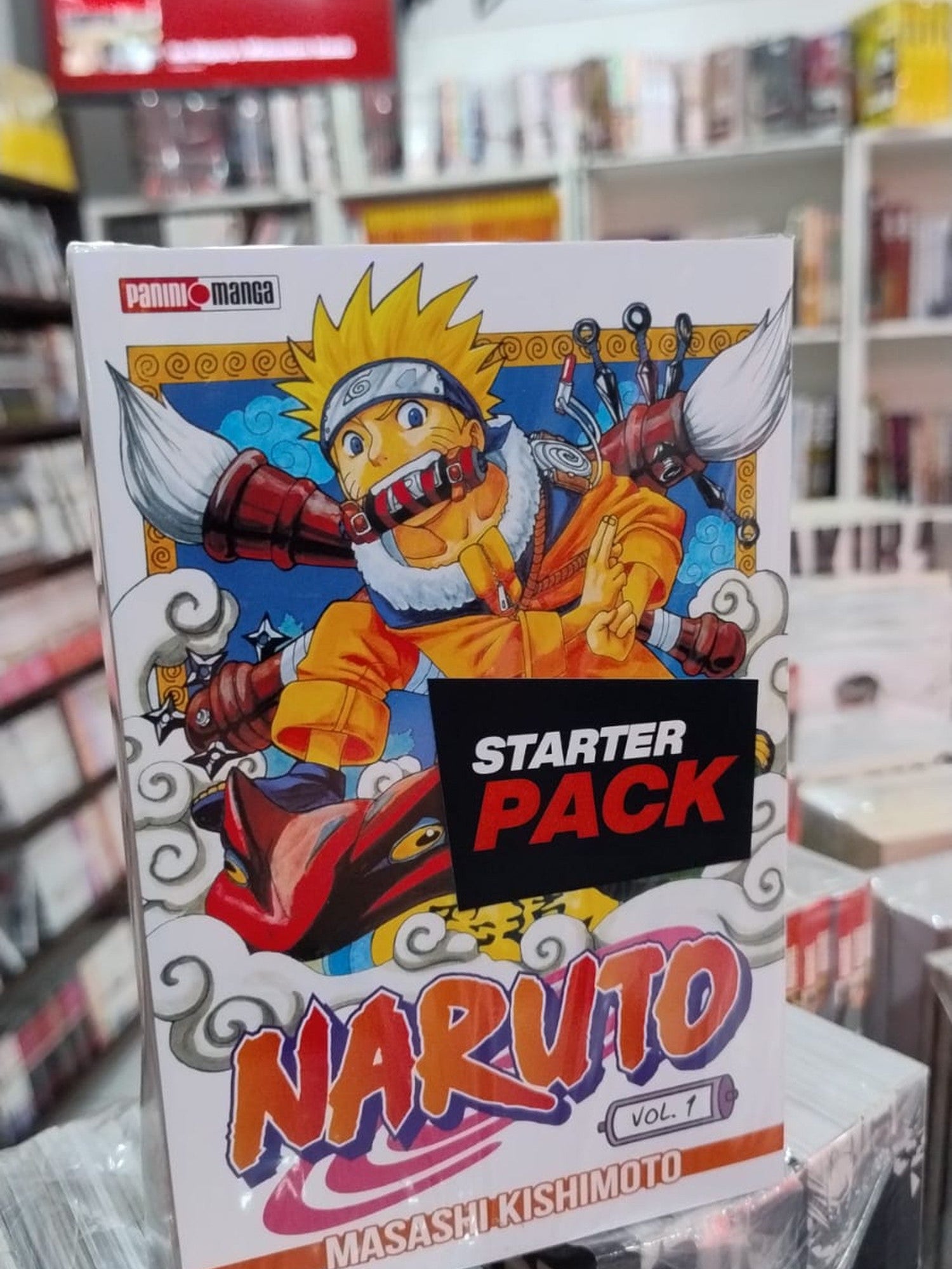Naruto Starter Pack (Tomos 1 al 3) Panini Argentina ENcuadrocomics