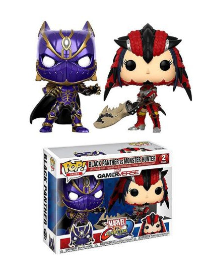 FUNKO POP GAMES MVC 2PK BLACK PANTHER MONSTER HUNTER Funko ENcuadrocomics