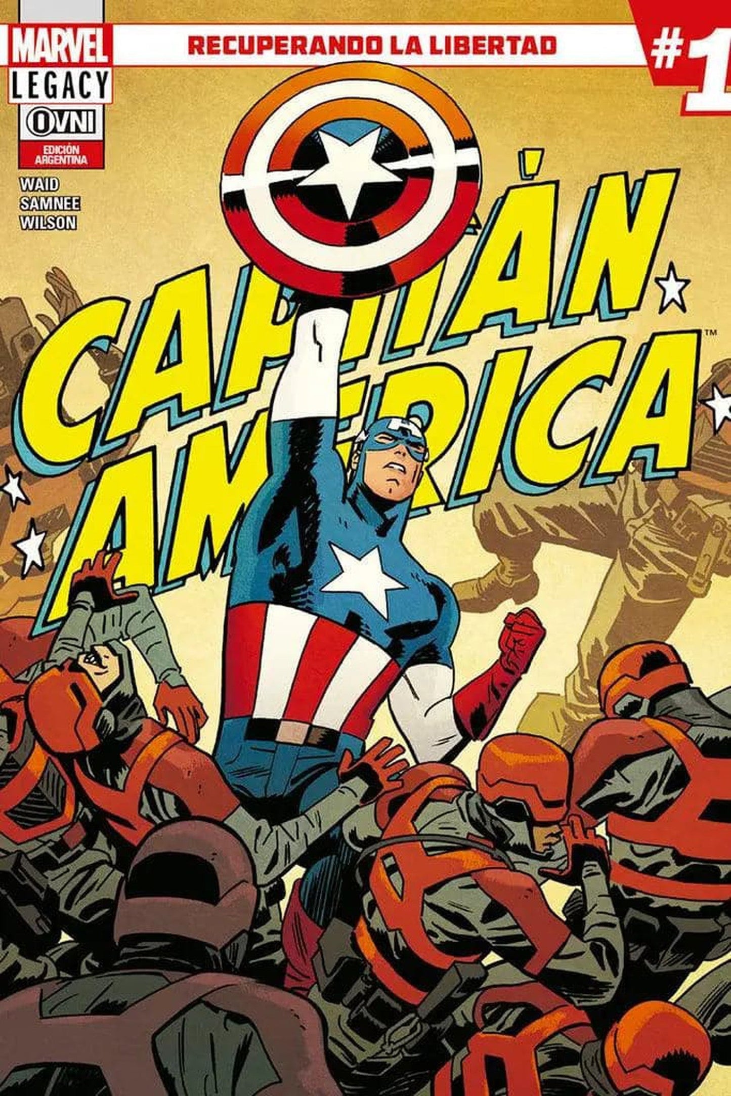 Pack Steve Rogers Capitán América 1 al 5 OVNI Press ENcuadrocomics