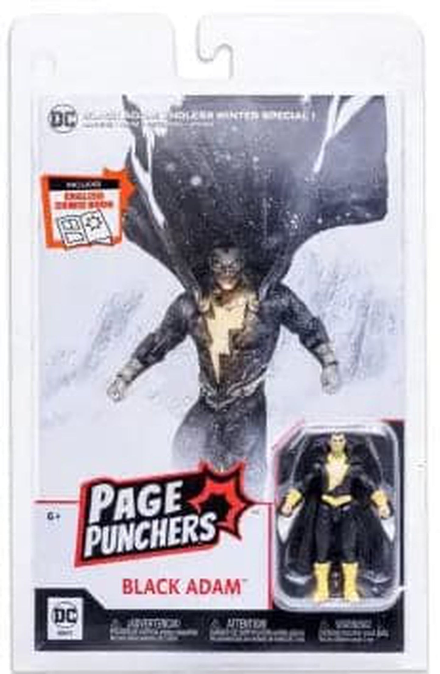 Page Punchers: Black Adam + Black Adam: Endless Winter #1 - Figura de 3 pulgadas McFarlane Mc Farlane ENcuadrocomics