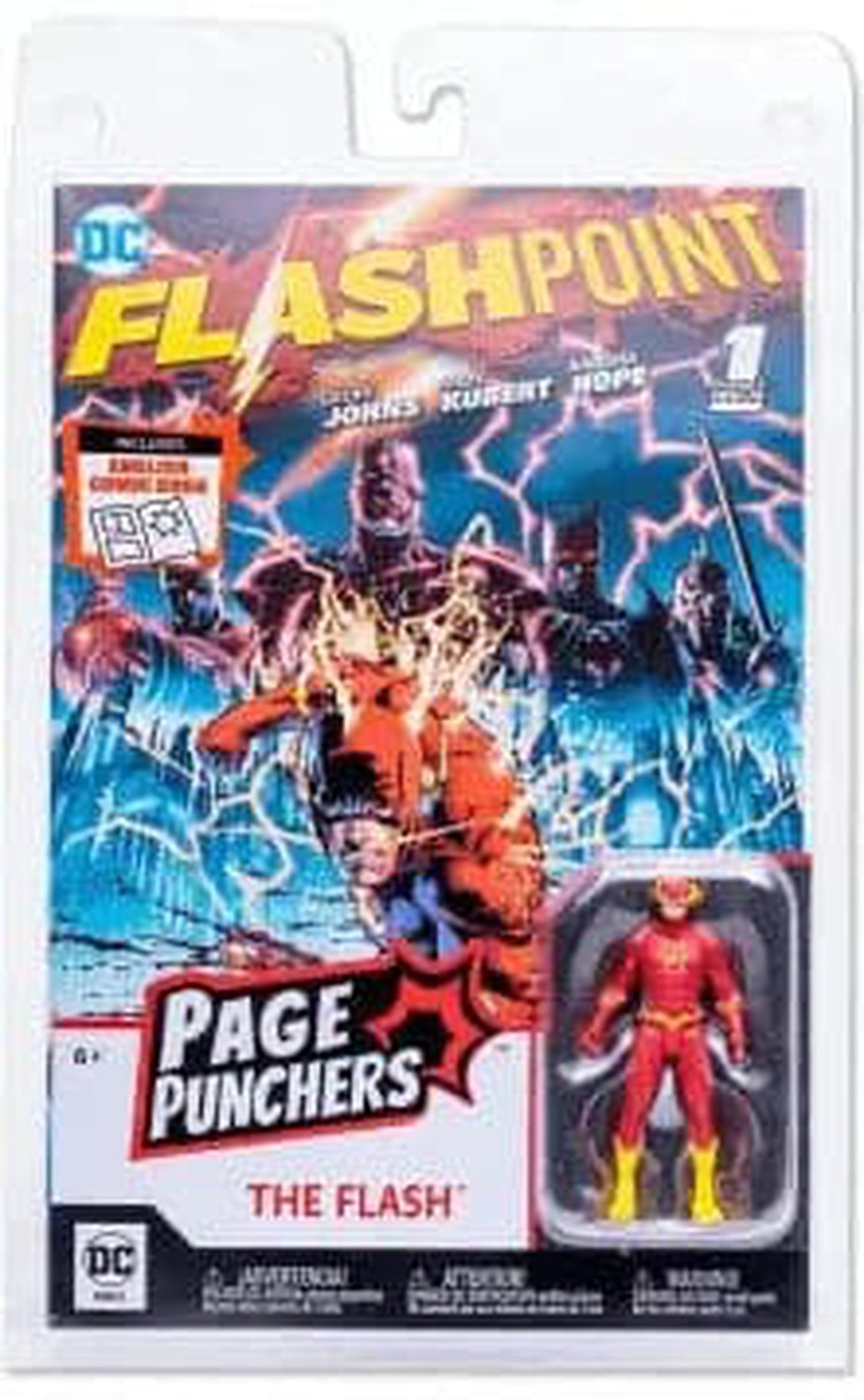 Page Punchers: Flash + Flashpoint #1 - Figura de 3 pulgadas McFarlane Mc Farlane ENcuadrocomics
