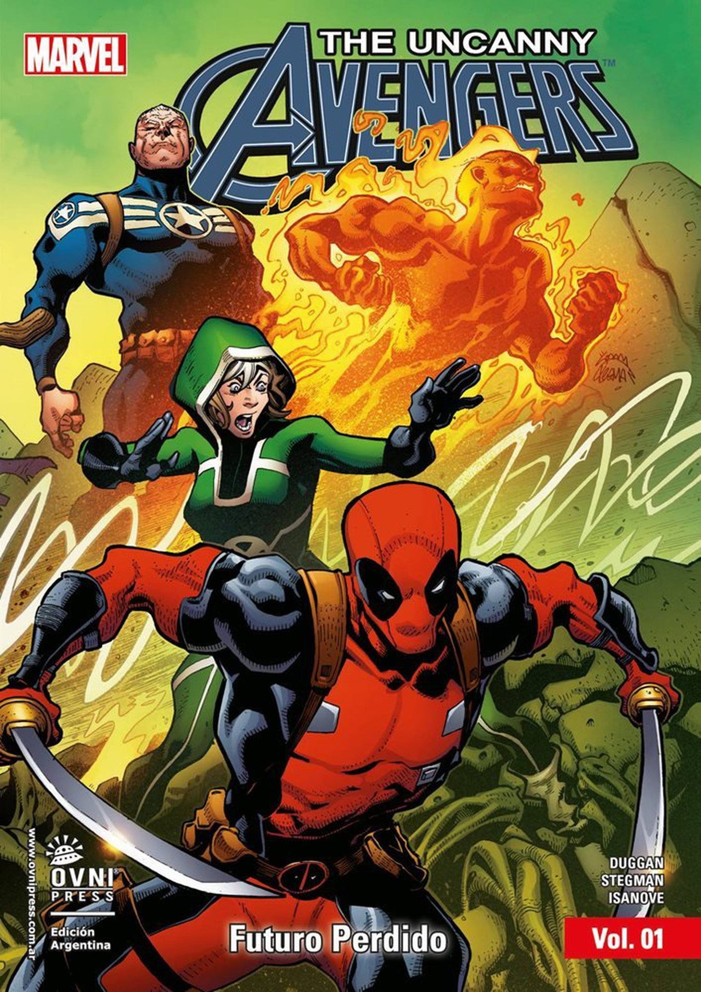 The Uncanny Avengers #1 Futuro Perdido OVNI Press ENcuadrocomics