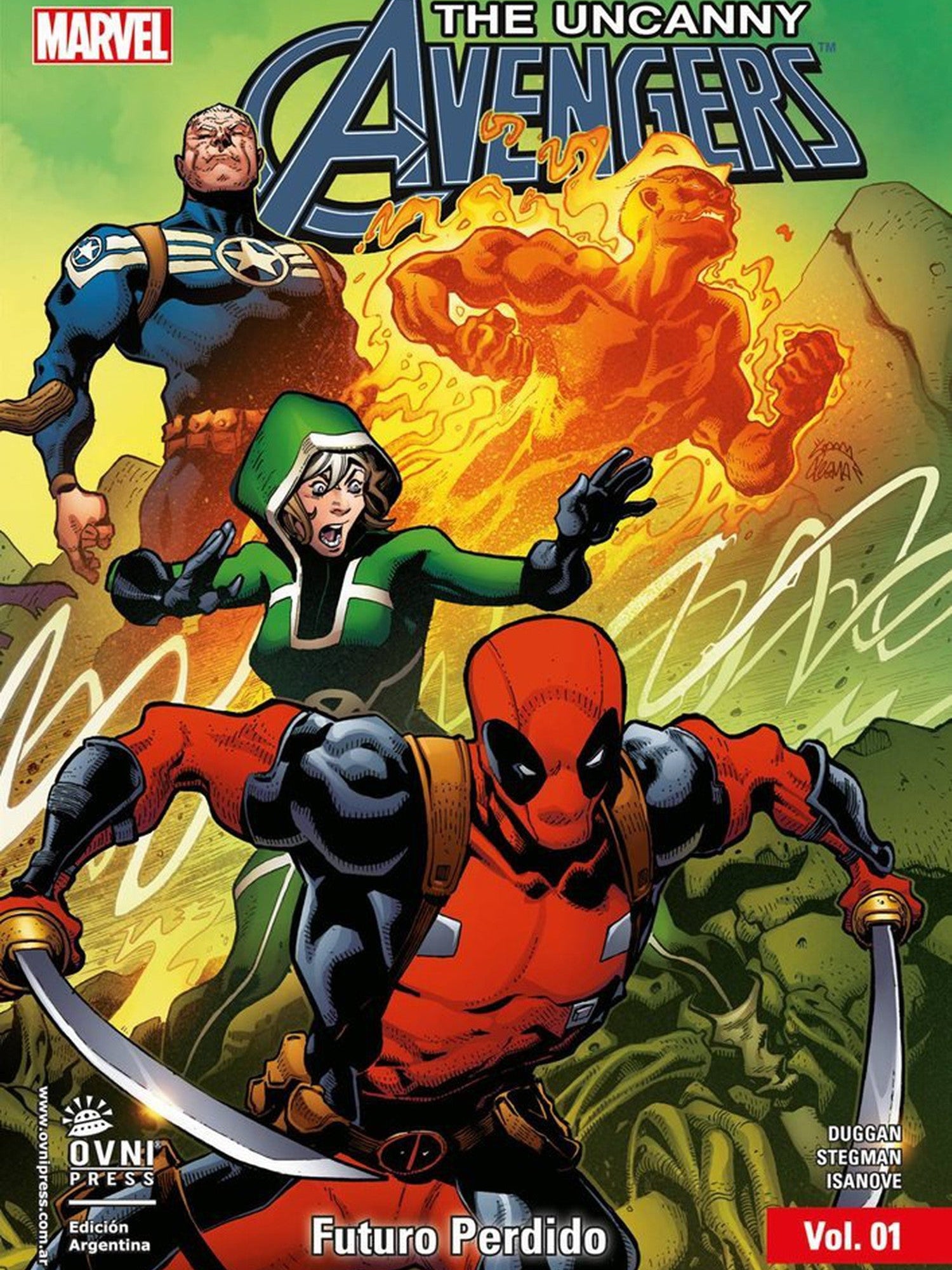 The Uncanny Avengers #1 Futuro Perdido OVNI Press ENcuadrocomics