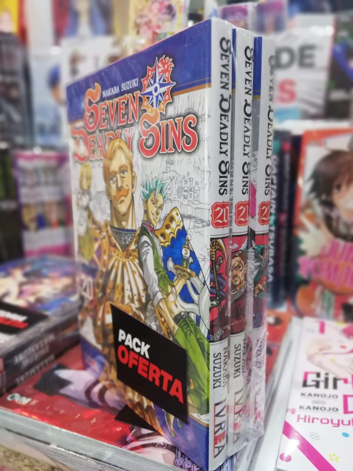 Seven Deadly Sins Pack Oferta D (Tomos 20 al 22) Ivrea Argentina ENcuadrocomics