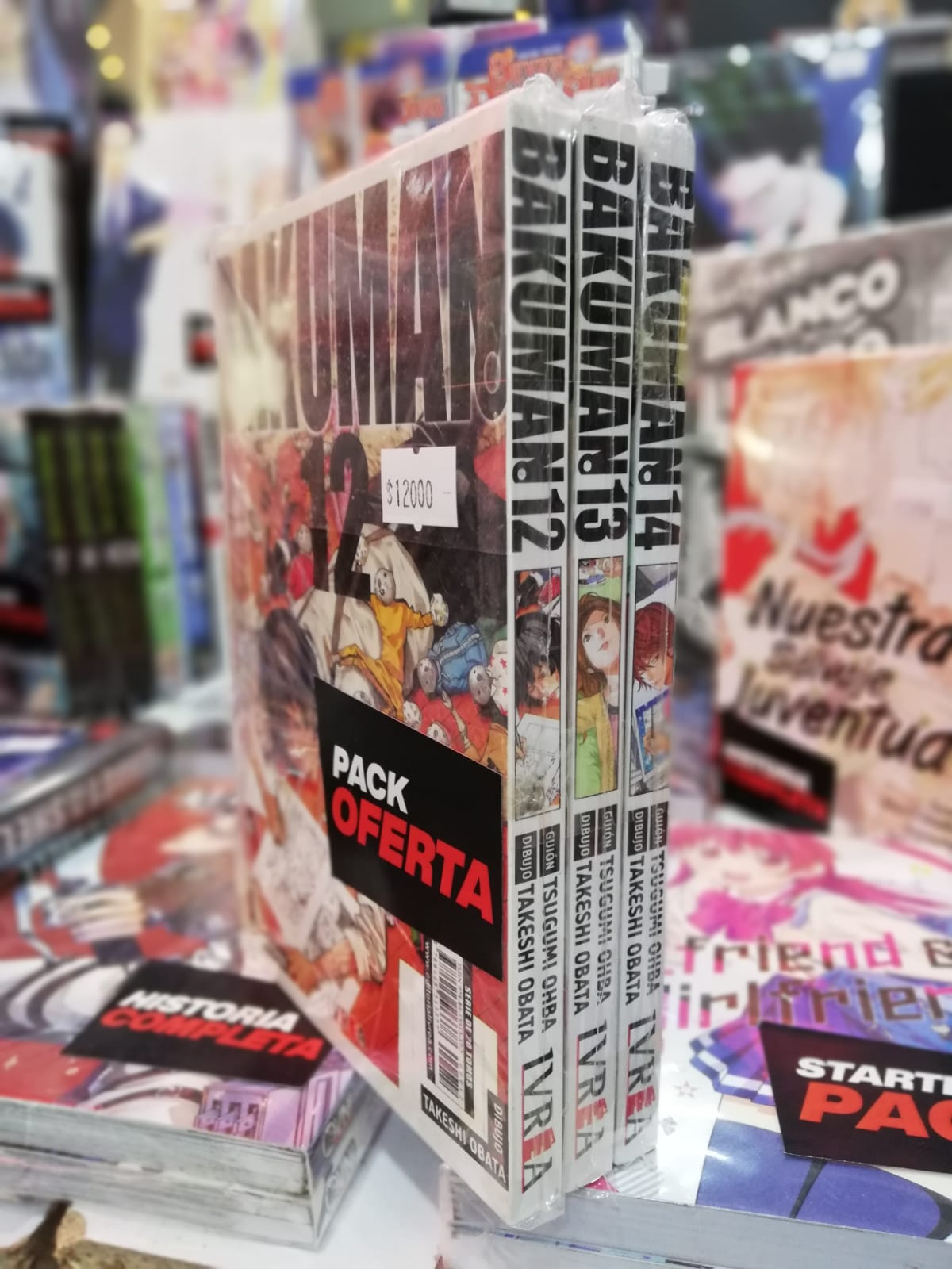 Bakuman Pack Oferta (Tomos 12, 13 y 14) Ivrea Argentina ENcuadrocomics