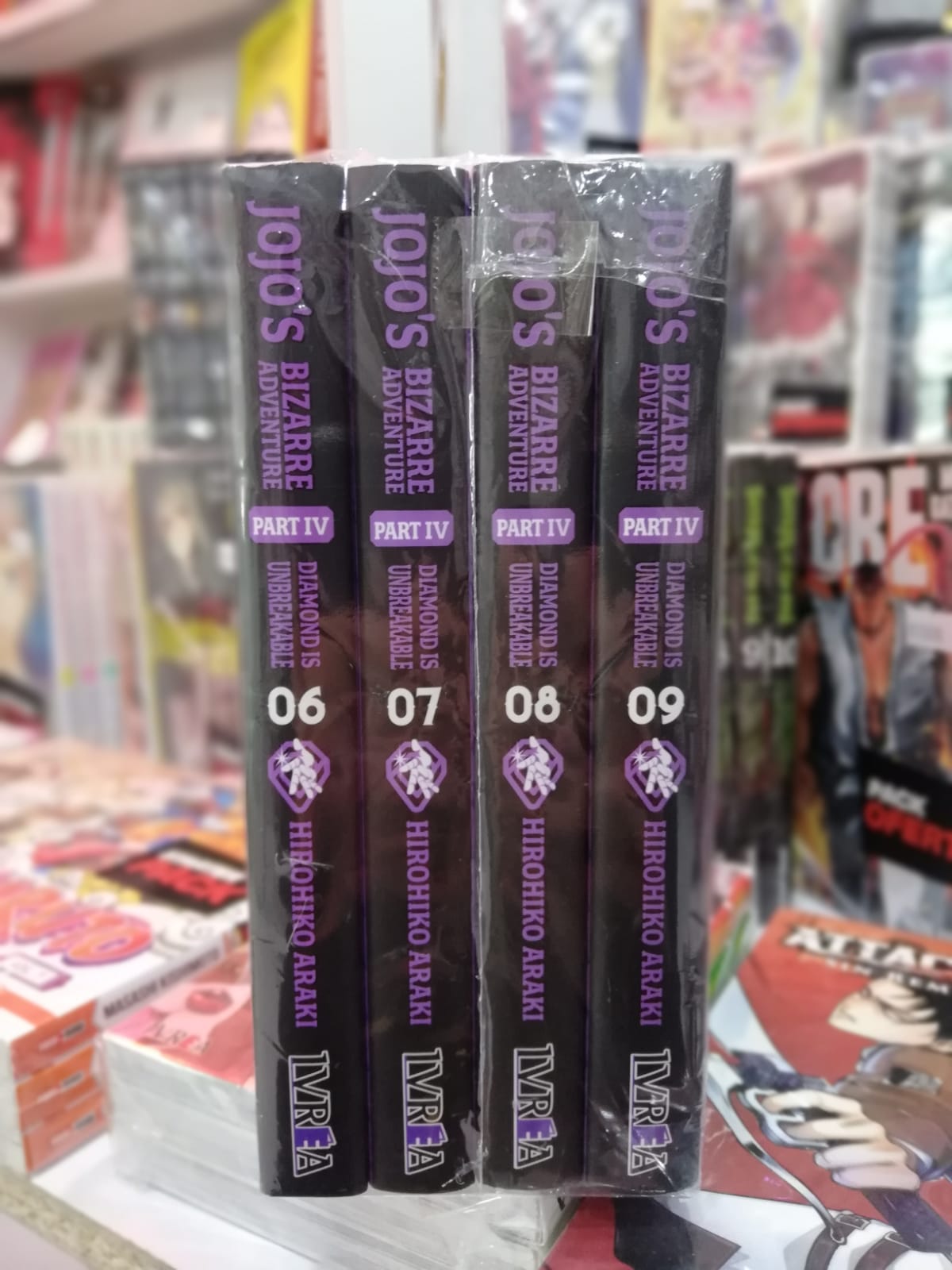 JoJo's Bizarre Adventure Part IV - Diamond is Unbreakable Pack Oferta (Tomos 6 al 9) Ivrea Argentina ENcuadrocomics