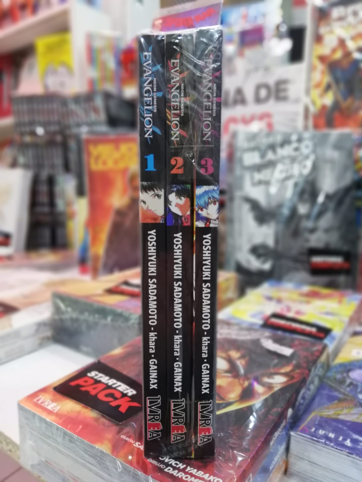 Neon Genesis Evangelion Starter Pack (Tomos 1 al 3) Ivrea Argentina ENcuadrocomics