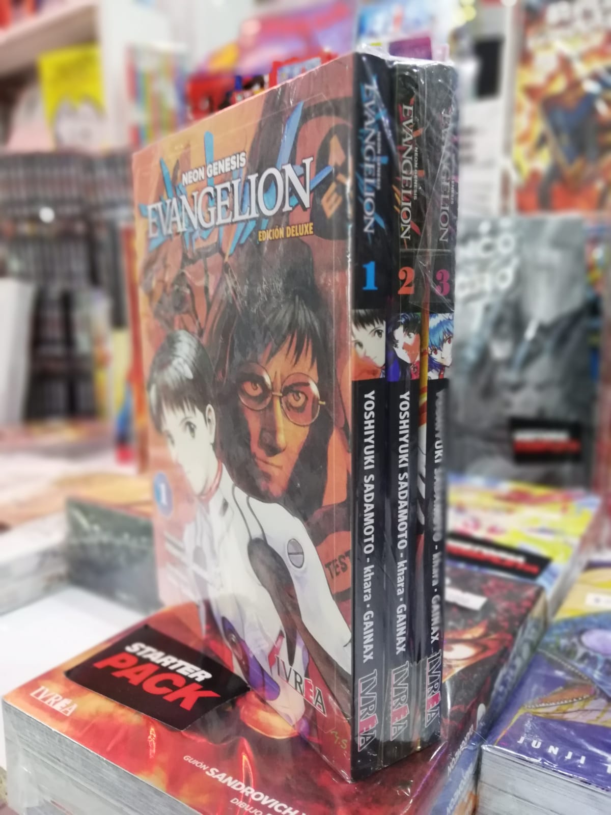 Neon Genesis Evangelion Starter Pack (Tomos 1 al 3) Ivrea Argentina ENcuadrocomics