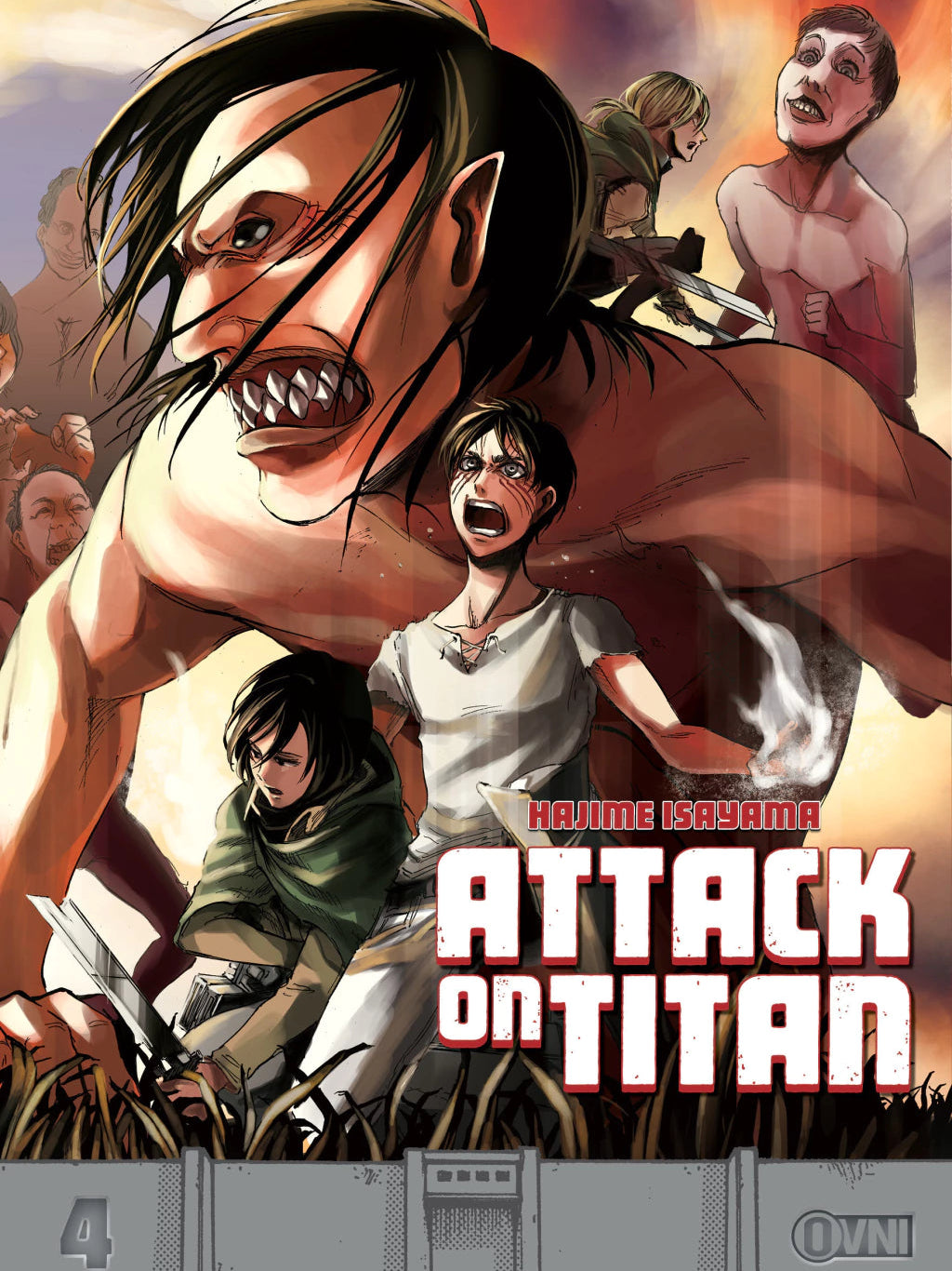 ATTACK ON TITAN EDICIÓN DELUXE VOL. 4 OVNI Press ENcuadrocomics