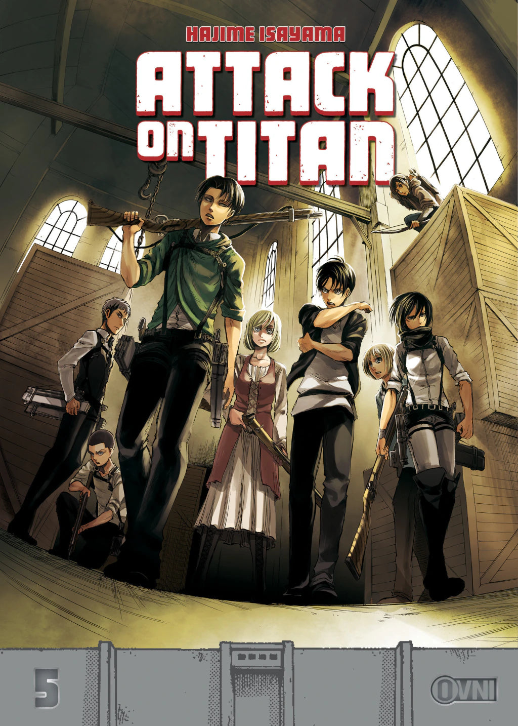 ATTACK ON TITAN EDICIÓN DELUXE VOL. 5 OVNI Press ENcuadrocomics