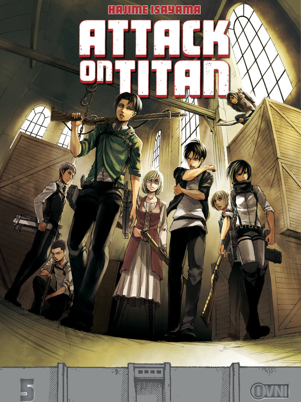 ATTACK ON TITAN EDICIÓN DELUXE VOL. 5 OVNI Press ENcuadrocomics