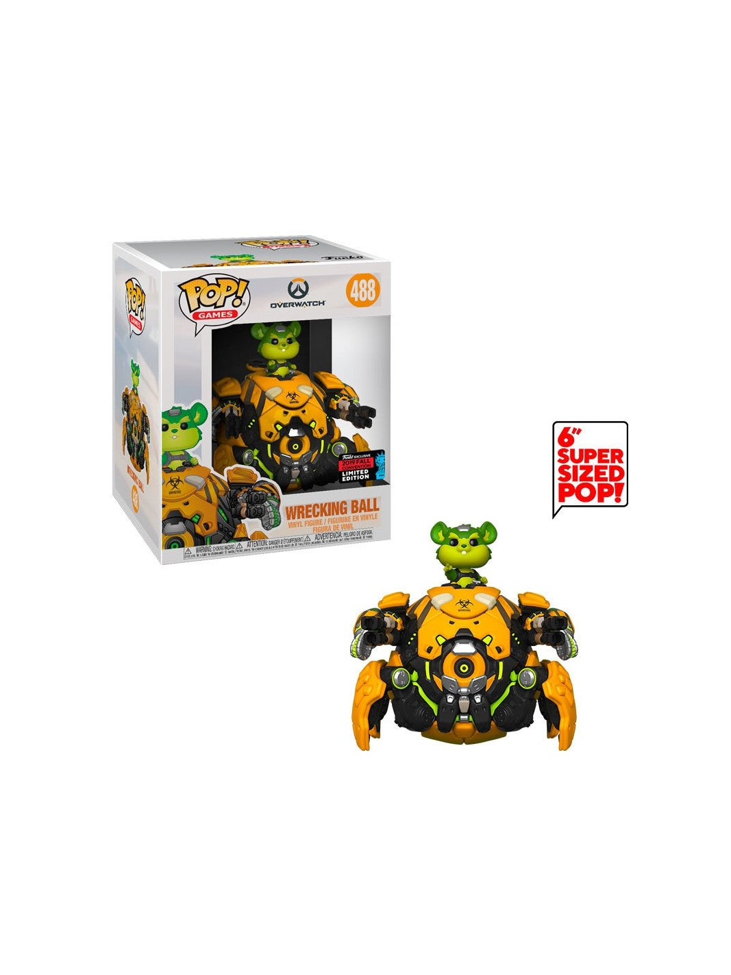 Funko Pop! Overwatch Toxic Wrecking Ball 15Cm Exclusivo Funko ENcuadrocomics