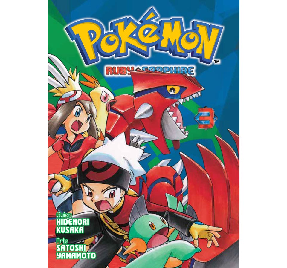Pokémon Ruby & Sapphire N.3 Panini Argentina ENcuadrocomics