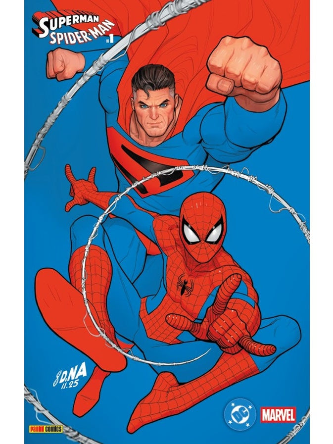 SUPERMAN SPIDER-MAN #1 VARIANTE 1 (DAVID NAKAYAMA) Panini México ENcuadrocomics
