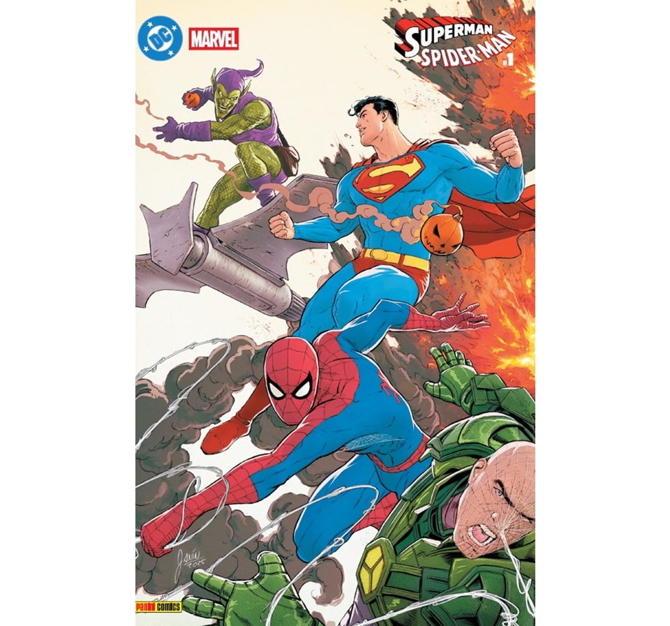 SUPERMAN SPIDER-MAN #1 VARIANTE 2 (MIKEL JANÍN) Panini México ENcuadrocomics