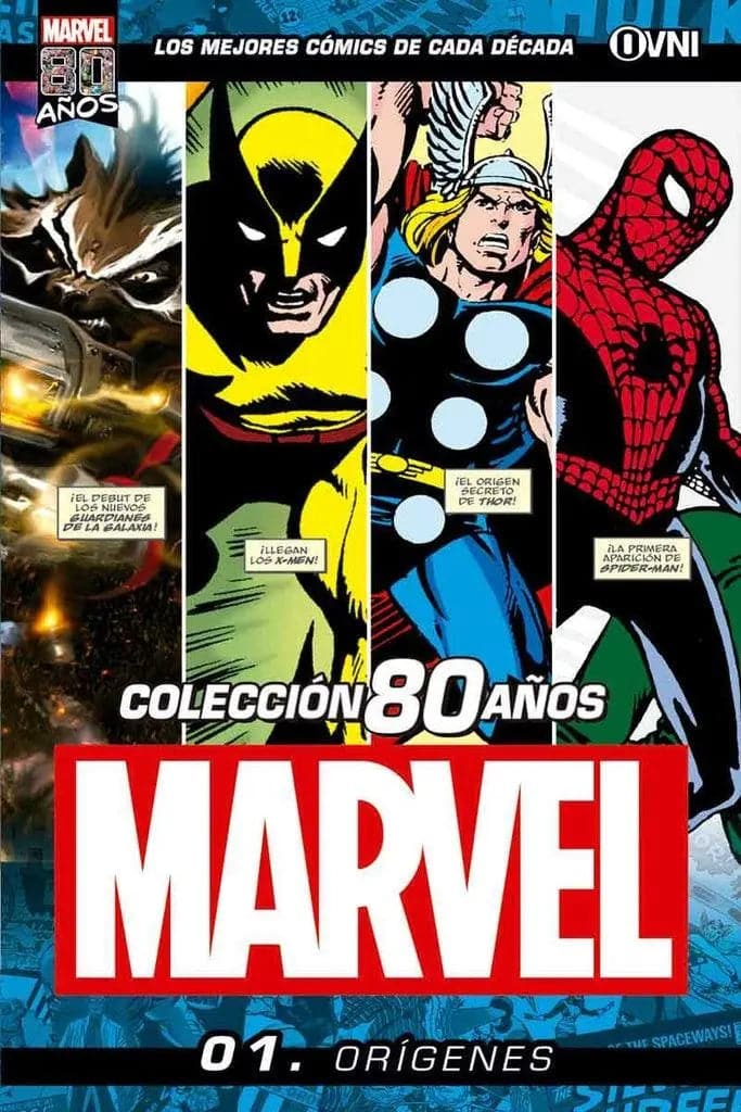 Coleccion Marvel 80 Años #1 Orígenes -  OVNI Press